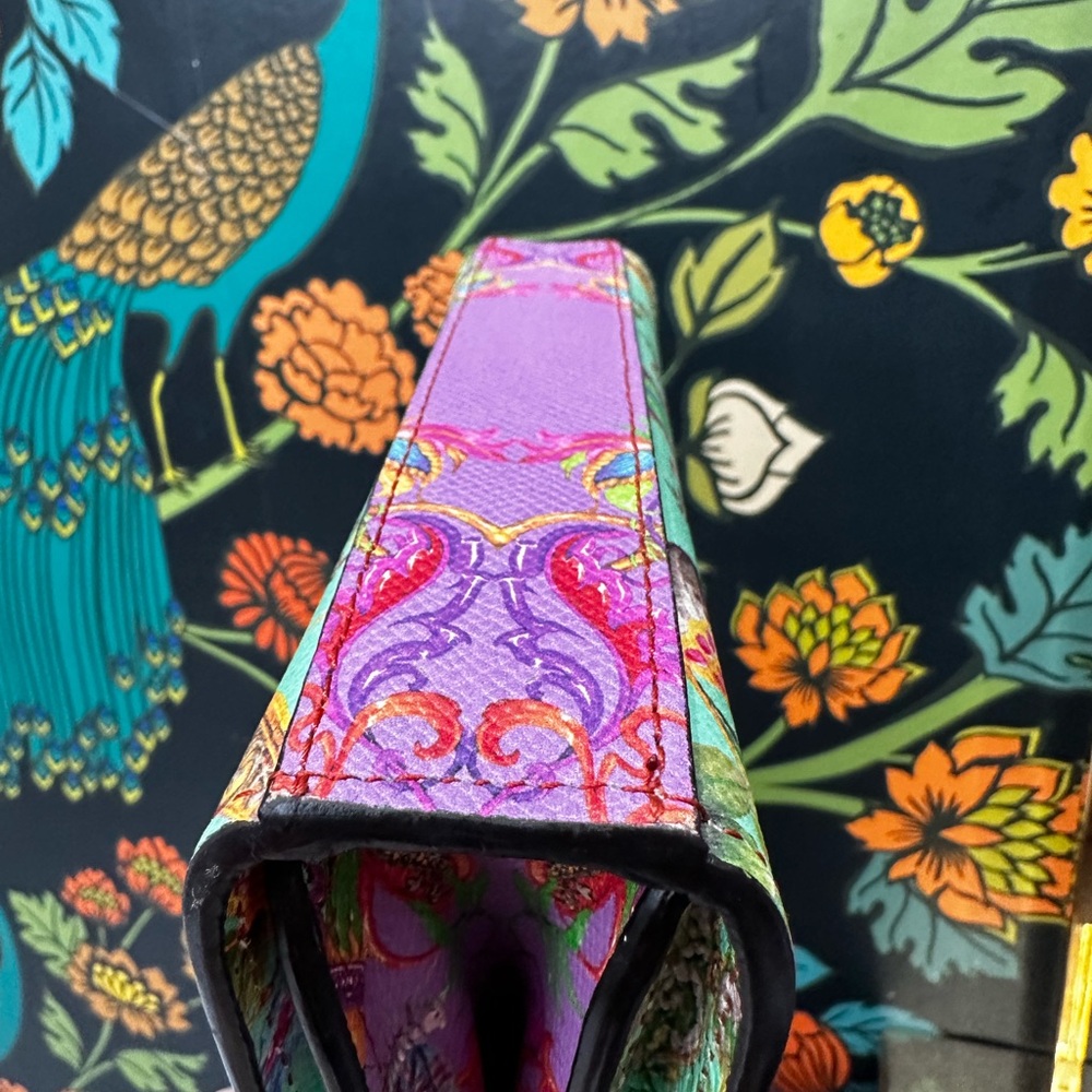 Etro Milano Birds & Baroque Print Leather Chain Bag – Made in Italy - Picture 8 of 15
